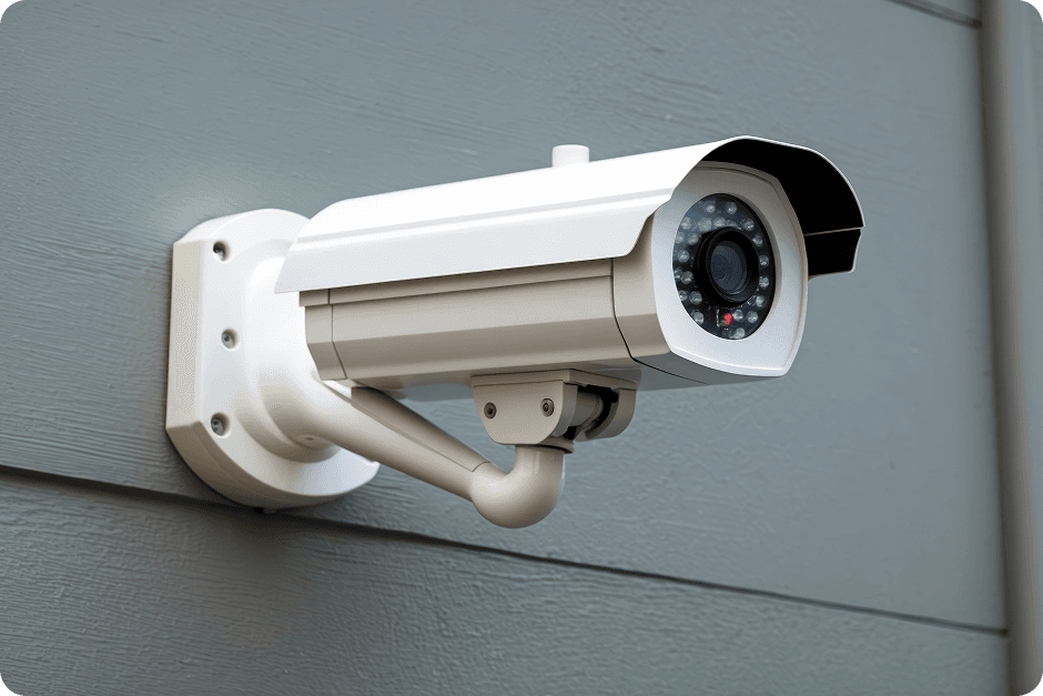 Modern Surveillance Camera Installed Building Security Monitoring (1) 1