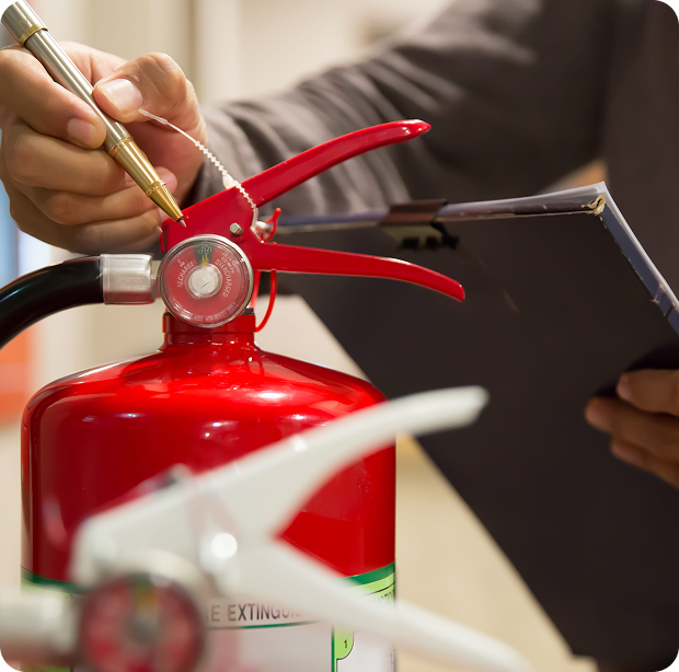 Engineers Are Checking Fire Extinguishers (1) 1